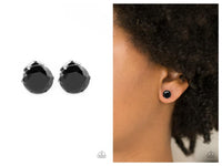 Come Out On Top - Black Post Earring