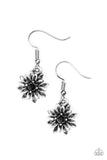 Diamonds and Daisies - Black Earring