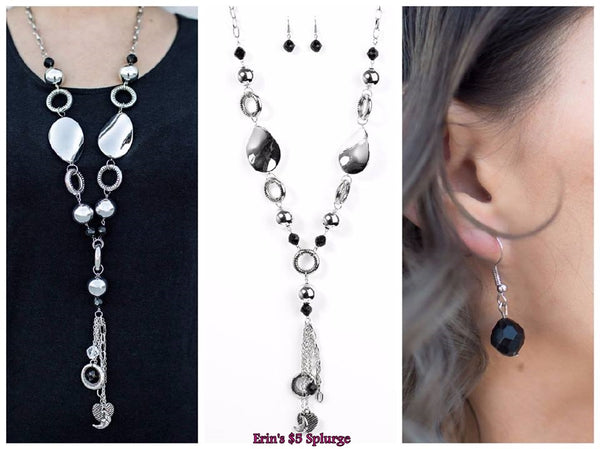 Total Eclipse Of the Heart - Silver Blockbuster Necklace