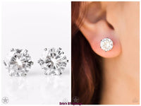 Just In TIMELESS - White Blockbuster Post Earring