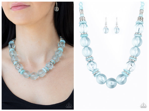 Bubbly Beauty - Blue Necklace