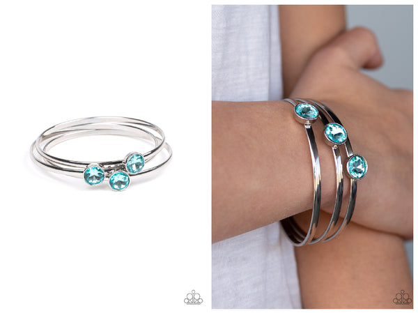 Be All You Can BEDAZZLE - Blue Bracelet