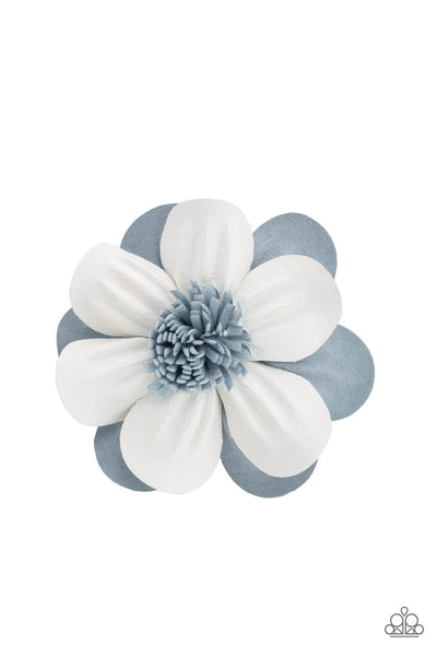 Merry Magnolia - Blue Hair Clip