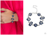 Speckled Shimmer - Blue Bracelet