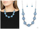 Race to the POP - Blue Necklace