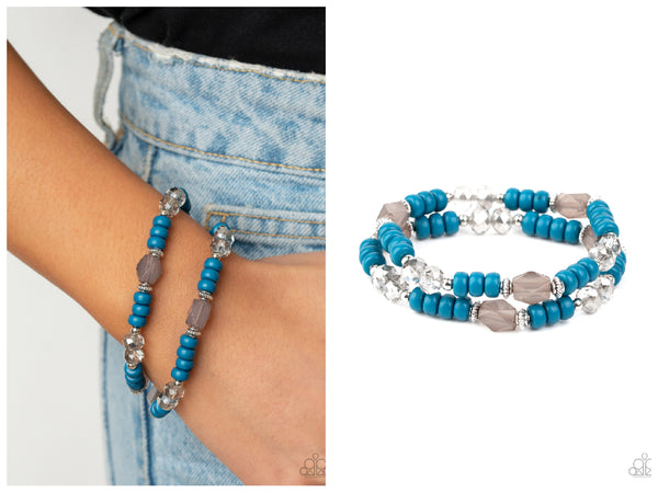 Delightfully Dainty - Blue Bracelet