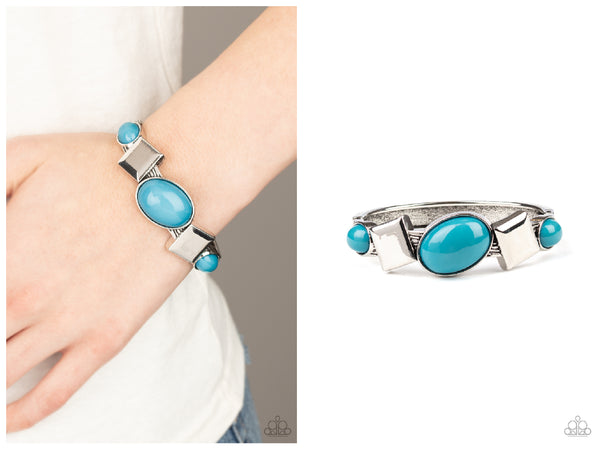 Abstract Appeal - Blue Bracelet