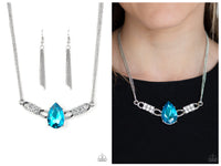 Way To Make An Entrance - Blue Necklace