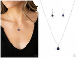Undeniably Demure - Blue Necklace