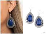 Western Fantasy - Blue Earring