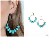 Canyon Quarry - Brass Earring