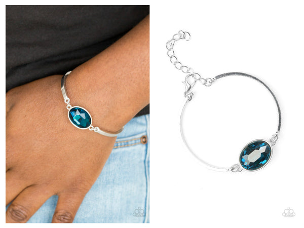 Definitely Dashing - Blue Bracelet