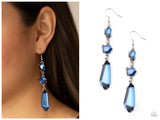 Sophisticated Smolder - Blue Earring