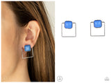 FLAIR and Square - Blue Post Earring
