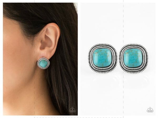 FRONTIER-Runner - Blue Post Earring