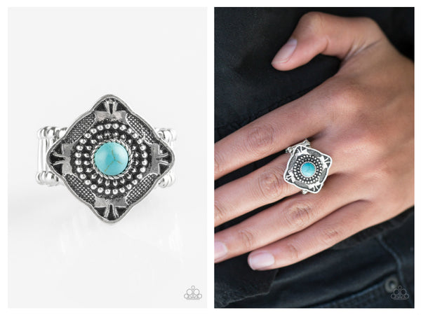 Four Corners Fashion - Blue Ring