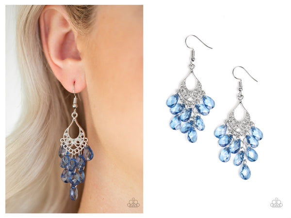 What Happens In Maui - Blue Earring