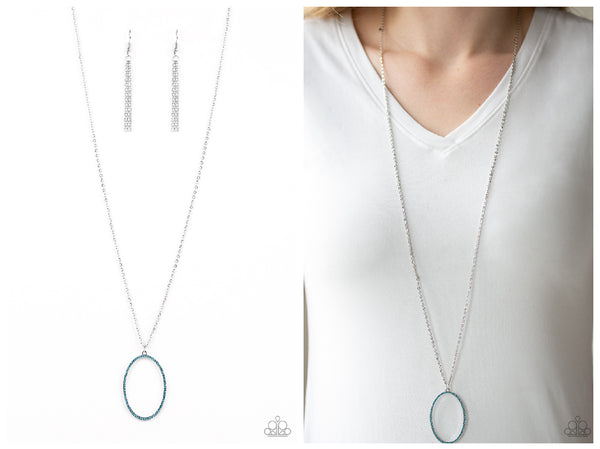 A Dazzling Distraction - Blue Necklace