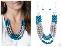 BEAD Your Own Drum - Blue Necklace