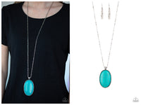 Stone Stampede - Blue Necklace