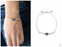 Big-Hearted Beam - Blue Bracelet