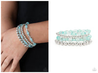 Delightfully Disco - Blue Bracelet