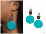 Modern Materials - Blue Earring
