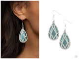 Crawling With Couture - Blue Earring