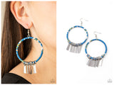 Garden Chimes - Blue Earring