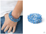Girly Girl Glimmer - Blue Bracelet