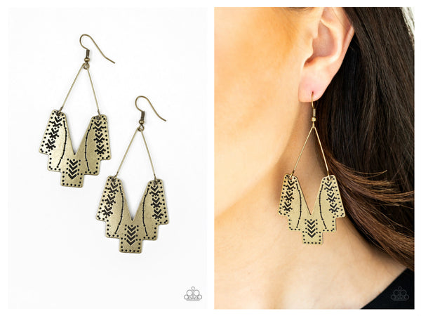 Alternative ARTIFACTS - Brass Earring