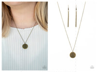 All Things Are Possible - Brass Necklace