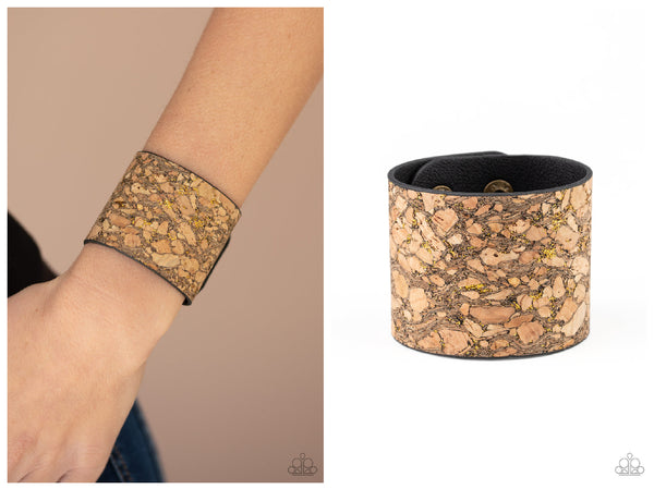 Cork Congo - Brass Bracelet