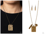 Sunshine Sight - Brass Necklace