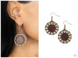 Farmhouse Fashionista - Brass Earring