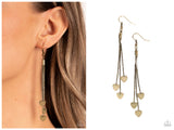 Higher Love - Brass Earring