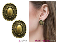 When in Machu Picchu - Brass Post Earring