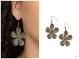 Fresh Florals - Brass Earring