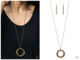 Harmonic Halos - Brass Necklace