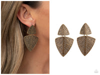 PRIMAL Factors - Brass Post Earring