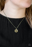 Primrose Path - Brass Necklace