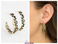 A Big Flirt - Brass Hoop Earring