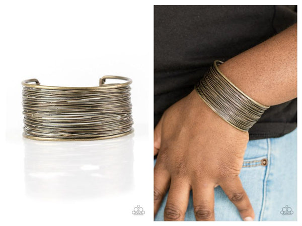 Wire Warrior - Brass Bracelet