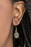 Sunflower Summers - Brass Earring