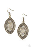 Tribal Tribute - Brass Earring