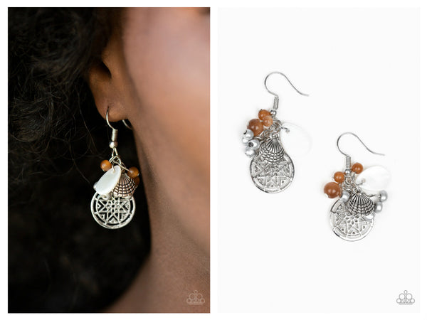 Ocean Oracle - Brown Earring