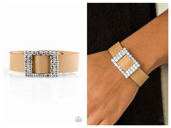 Diamond Diva - Brown Bracelet