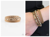 Catwalk Casual - Brown Bracelet