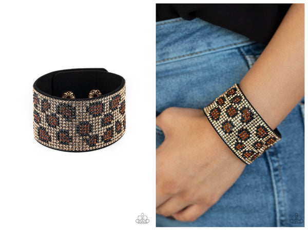 Cheetah Couture - Brown Bracelet