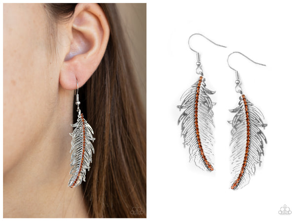 Fearless Flock - Brown Earring